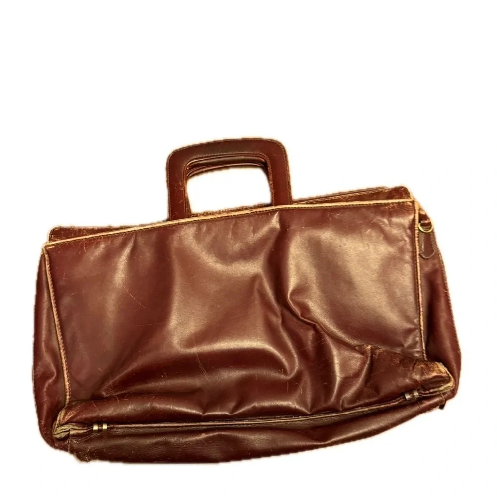 Simon of California vintage leather briefcase